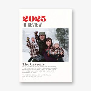 In Review Photo Card