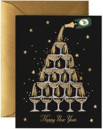 Boxed Set of Champagne New Year Cards