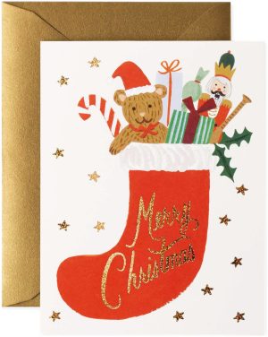 Rifle Christmas Toy Stocking Stationery Set