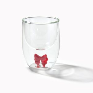 Bow Double Wall Wine Glass