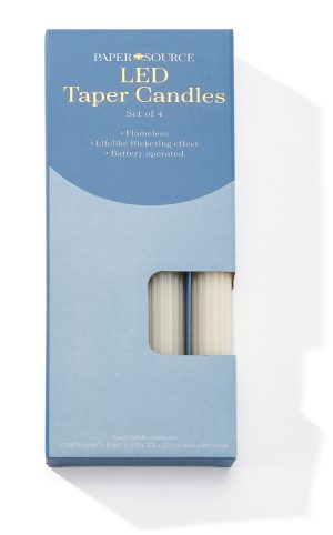 LED Flameless Candles Set of 4