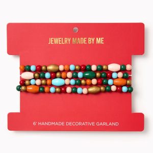 Holiday Wood Bead Garland