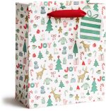 Merry Motif Medium Gift Bag