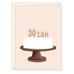 30ish Birthday Cake Card