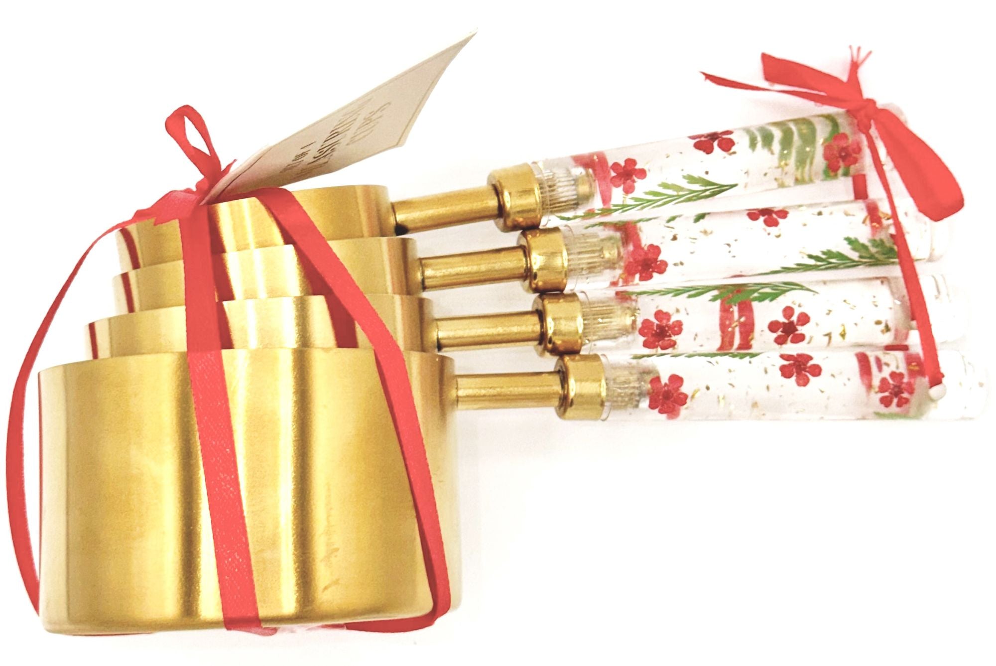 Holiday Pressed Flower Measuring Cups - Image 6