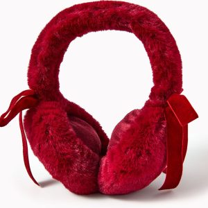 Fuzzy Bow Earmuffs