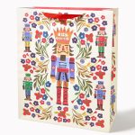 XL Christmas Nutcracker Gift Bag