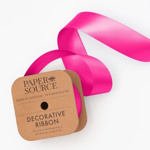 Satin Shocking Pink 1.5 10YD