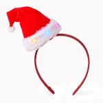 Light Up Santa Hat Headband